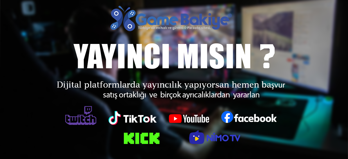 yayinci ol